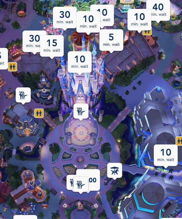 Tokyo Disney Resort App Interactive Map